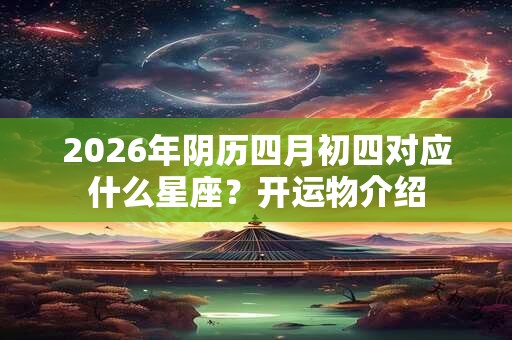 2026年阴历四月初四对应什么星座?开运物介绍 2026年阴历四月初四对应什么星座?开运物介绍