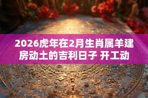 2026虎年在2月生肖属羊建房动土的吉利日子 开工动土最吉利日期 2026虎年在2月生肖属羊建房动土的吉利日子 开工动土最吉利日期