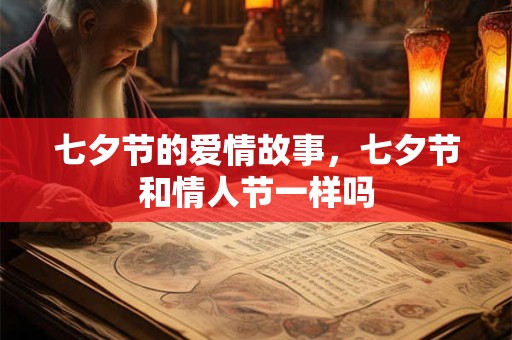 七夕节的爱情故事,七夕节和情人节一样吗 七夕节的爱情故事,七夕节和情人节一样吗