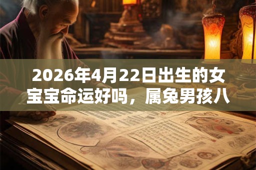 2026年4月22日出生的女宝宝命运好吗，属兔男孩八字命运查询