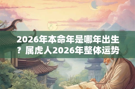 2026年本命年是哪年出生？属虎人2026年整体运势