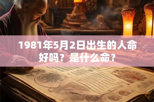 1981年5月2日出生的人命好吗？是什么命？