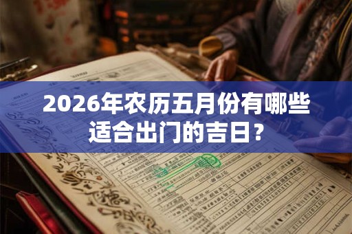 2026年农历五月份有哪些适合出门的吉日？