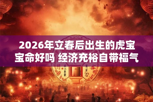 2026年立春后出生的虎宝宝命好吗 经济充裕自带福气
