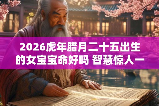 2026虎年腊月二十五出生的女宝宝命好吗 智慧惊人一切无忧 2026虎年腊月二十五出生的女宝宝命好吗 智慧惊人一切无忧