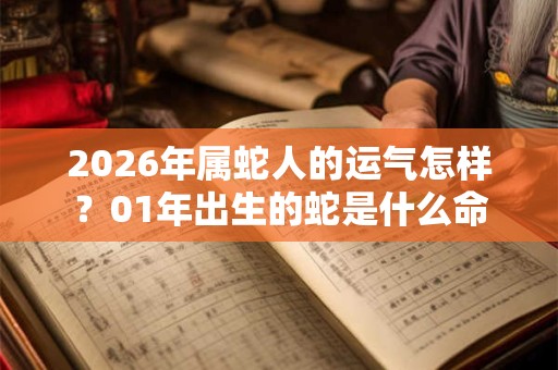 2026年属蛇人的运气怎样？01年出生的蛇是什么命