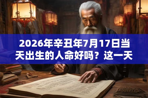 2026年辛丑年7月17日当天出生的人命好吗?这一天老黄历怎么样 2026年辛丑年7月17日当天出生的人命好吗?这一天老黄历怎么样