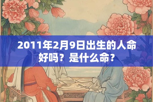 2011年2月9日出生的人命好吗？是什么命？