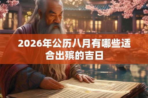 2026年公历八月有哪些适合出殡的吉日