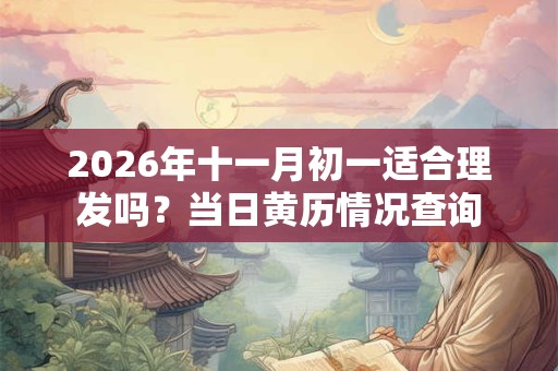 2026年十一月初一适合理发吗？当日黄历情况查询