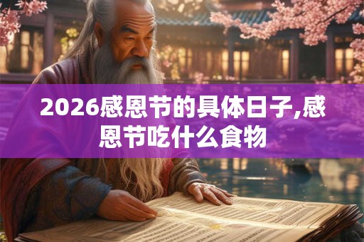 2026感恩节的具体日子,感恩节吃什么食物