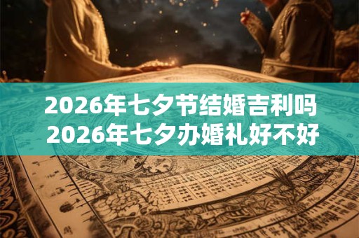 2026年七夕节结婚吉利吗 2026年七夕办婚礼好不好 2026年七夕节结婚吉利吗 2026年七夕办婚礼好不好