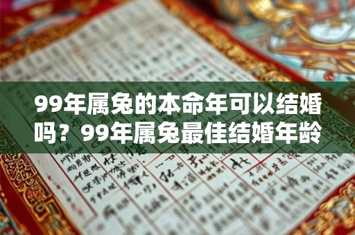 99年属兔的本命年可以结婚吗?99年属兔最佳结婚年龄 99年属兔的本命年可以结婚吗?99年属兔最佳结婚年龄