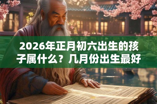 2026年正月初六出生的孩子属什么？几月份出生最好？