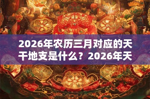 2026年农历三月对应的天干地支是什么?2026年天干是什么 2026年农历三月对应的天干地支是什么?2026年天干是什么