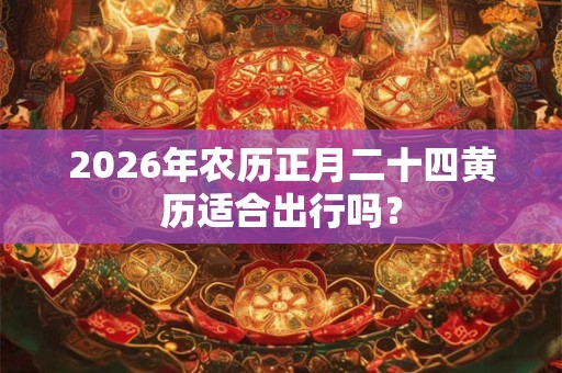 2026年农历正月二十四黄历适合出行吗? 2026年农历正月二十四黄历适合出行吗?