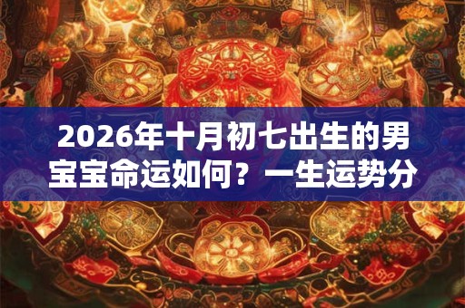2026年十月初七出生的男宝宝命运如何？一生运势分析