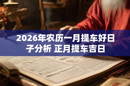 2026年农历一月提车好日子分析 正月提车吉日