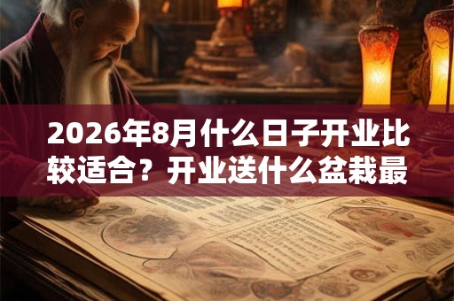 2026年8月什么日子开业比较适合?开业送什么盆栽最吉利 2026年8月什么日子开业比较适合?开业送什么盆栽最吉利