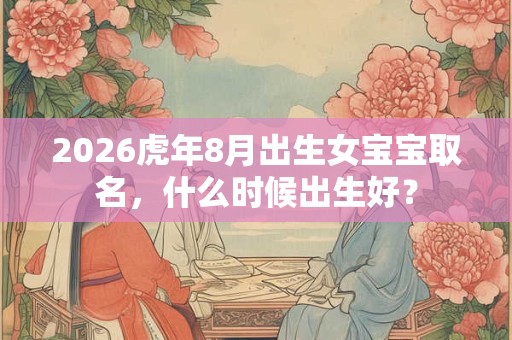 2026虎年8月出生女宝宝取名，什么时候出生好？