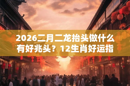 2026二月二龙抬头做什么有好兆头?12生肖好运指南 2026二月二龙抬头做什么有好兆头?12生肖好运指南