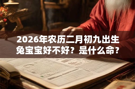 2026年农历二月初九出生兔宝宝好不好?是什么命? 2026年农历二月初九出生兔宝宝好不好?是什么命?