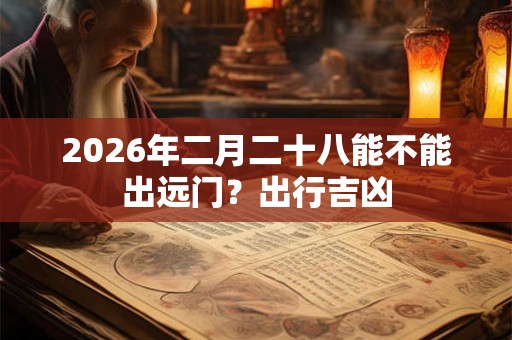2026年二月二十八能不能出远门？出行吉凶