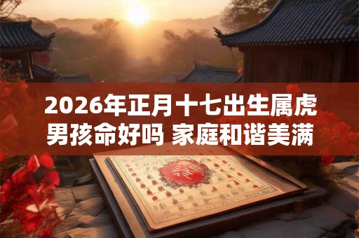 2026年正月十七出生属虎男孩命好吗 家庭和谐美满 2026年正月十七出生属虎男孩命好吗 家庭和谐美满