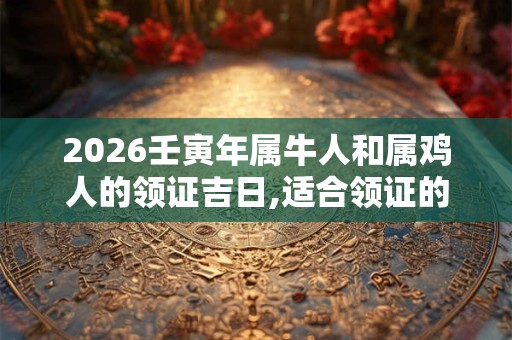 2026壬寅年属牛人和属鸡人的领证吉日,适合领证的日子