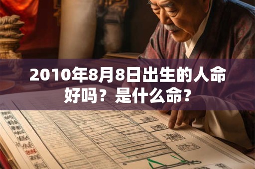 2010年8月8日出生的人命好吗?是什么命? 2010年8月8日出生的人命好吗?是什么命?