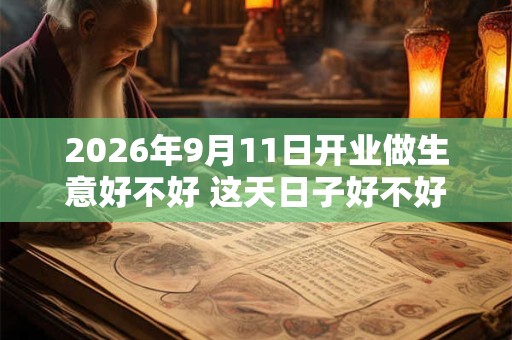 2026年9月11日开业做生意好不好 这天日子好不好 2026年9月11日开业做生意好不好 这天日子好不好