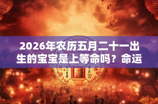 2026年农历五月二十一出生的宝宝是上等命吗？命运如何？