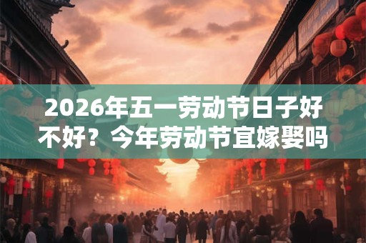 2026年五一劳动节日子好不好？今年劳动节宜嫁娶吗