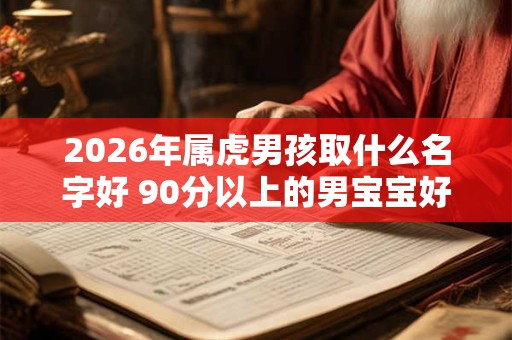2026年属虎男孩取什么名字好 90分以上的男宝宝好名鉴赏