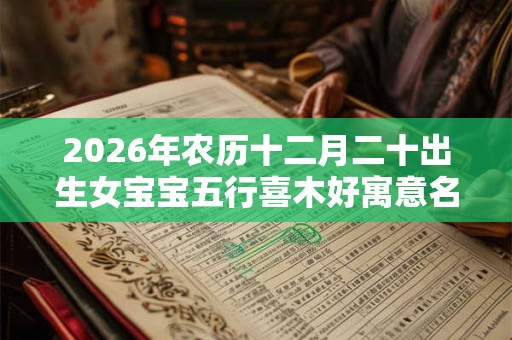 2026年农历十二月二十出生女宝宝五行喜木好寓意名字 2026年农历十二月二十出生女宝宝五行喜木好寓意名字