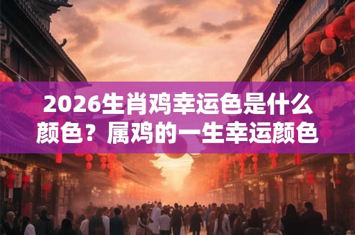 2026生肖鸡幸运色是什么颜色？属鸡的一生幸运颜色查询！