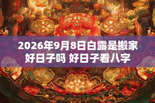 2026年9月8日白露是搬家好日子吗 好日子看八字 2026年9月8日白露是搬家好日子吗 好日子看八字