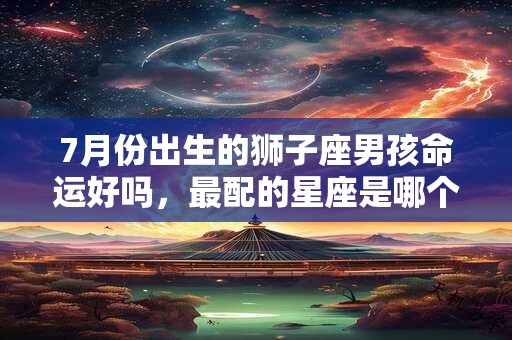 7月份出生的狮子座男孩命运好吗,最配的星座是哪个? 7月份出生的狮子座男孩命运好吗,最配的星座是哪个?