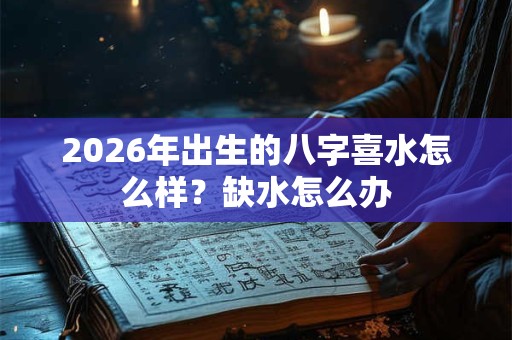 2026年出生的八字喜水怎么样？缺水怎么办