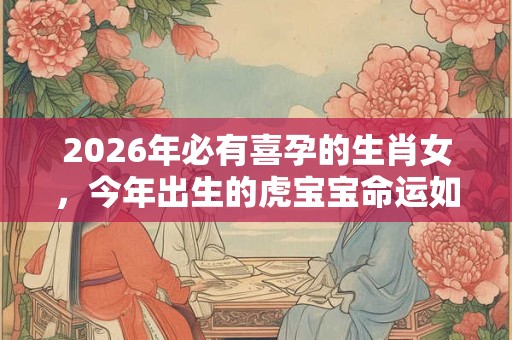 2026年必有喜孕的生肖女，今年出生的虎宝宝命运如何？