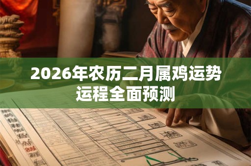 2026年农历二月属鸡运势运程全面预测