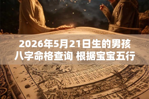2026年5月21日生的男孩八字命格查询 根据宝宝五行缺失起名字