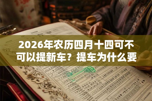 2026年农历四月十四可不可以提新车？提车为什么要放苹果？
