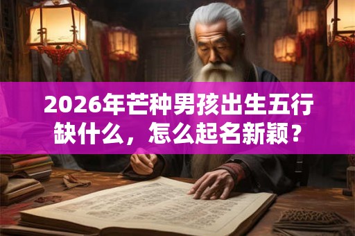 2026年芒种男孩出生五行缺什么，怎么起名新颖？
