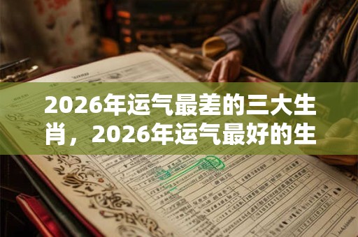 2026年运气最差的三大生肖，2026年运气最好的生肖