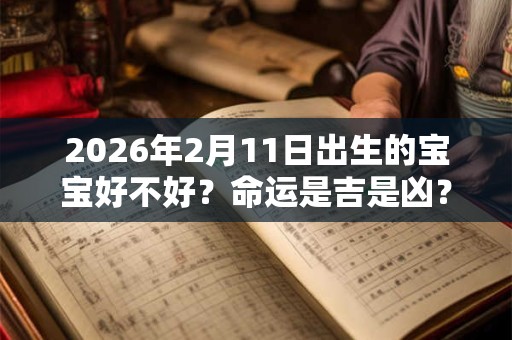 2026年2月11日出生的宝宝好不好？命运是吉是凶？