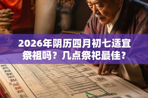2026年阴历四月初七适宜祭祖吗？几点祭祀最佳？
