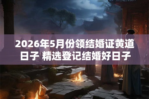 2026年5月份领结婚证黄道日子 精选登记结婚好日子