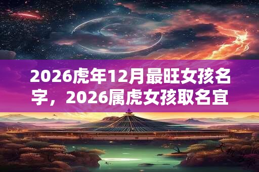 2026虎年12月最旺女孩名字,2026属虎女孩取名宜用字 2026虎年12月最旺女孩名字,2026属虎女孩取名宜用字