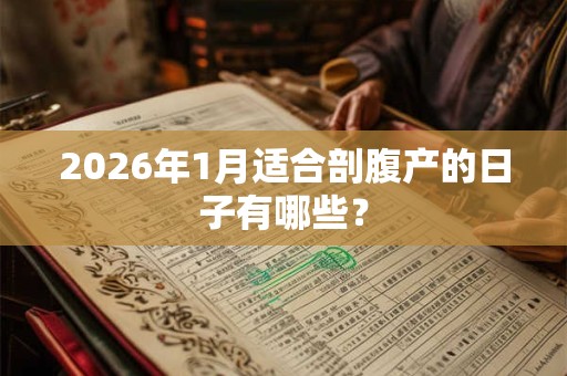 2026年1月适合剖腹产的日子有哪些？